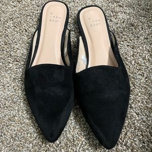 A new day faux suede mules
